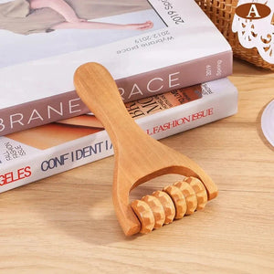 Versatile Wooden Roller Massager
