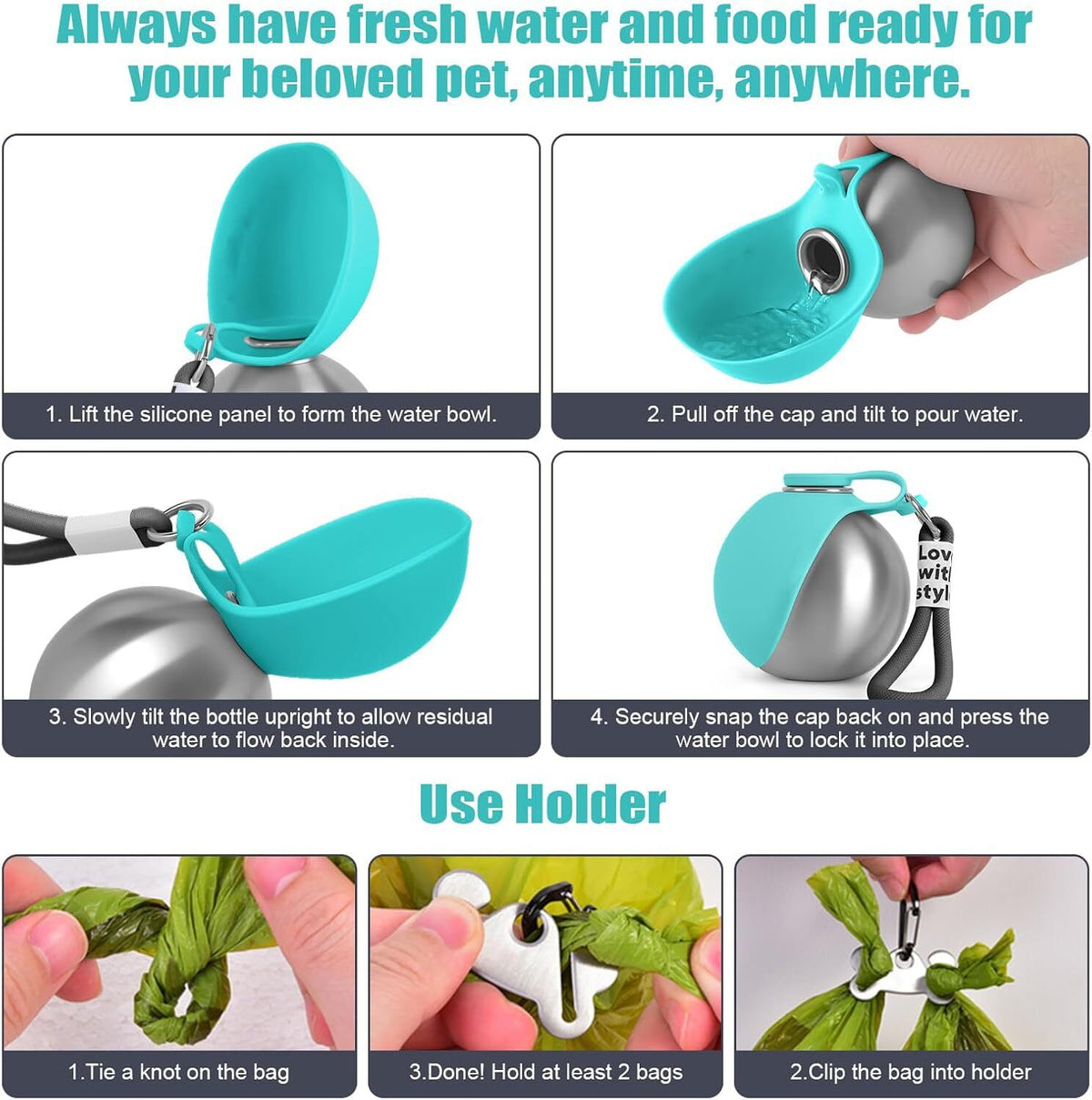 PupReady Travel Bottle